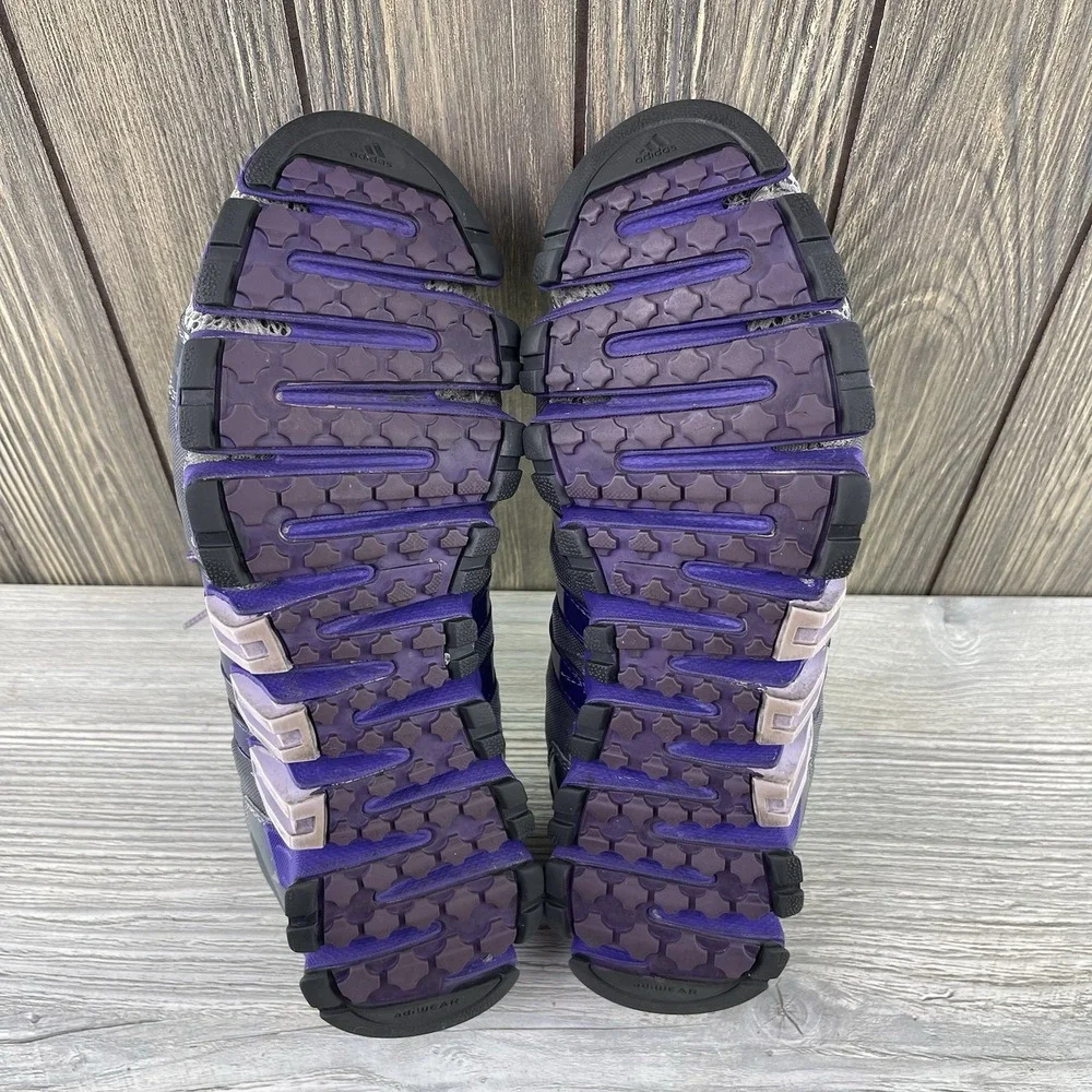 Adidas Climacool Women's Size 9.5 Purple Gray Athletic Running Shoes